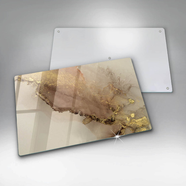 Cache plaque de cuisson Abstraction de l'or