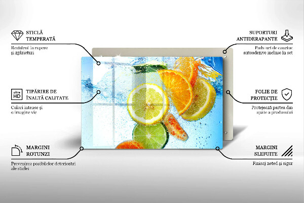 Protection plaque induction Eau d'agrumes juteuse