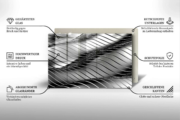 Protection plaque induction Structure métallique 3D