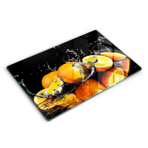 Cache plaque de cuisson Fruit orange juteux