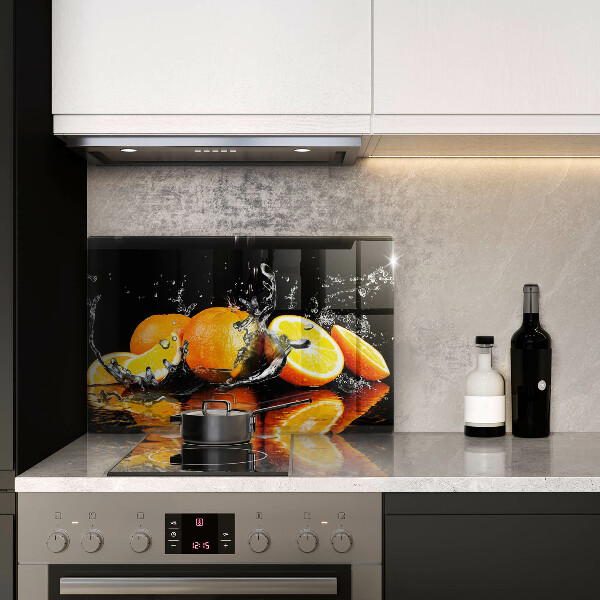 Cache plaque de cuisson Fruit orange juteux