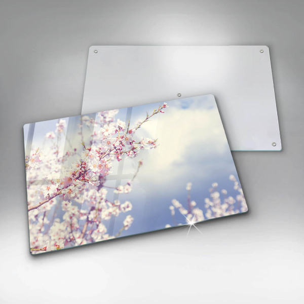 Cache plaque de cuisson Arbre en fleurs