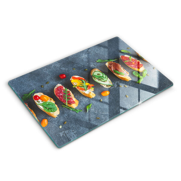 Cache plaque de cuisson Sandwichs colorés