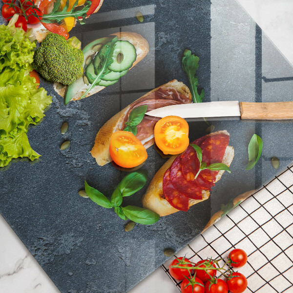 Cache plaque de cuisson Sandwichs colorés