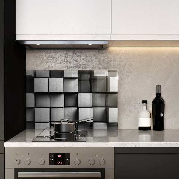 Protège plaque de cuisson Fond de géométrie 3D