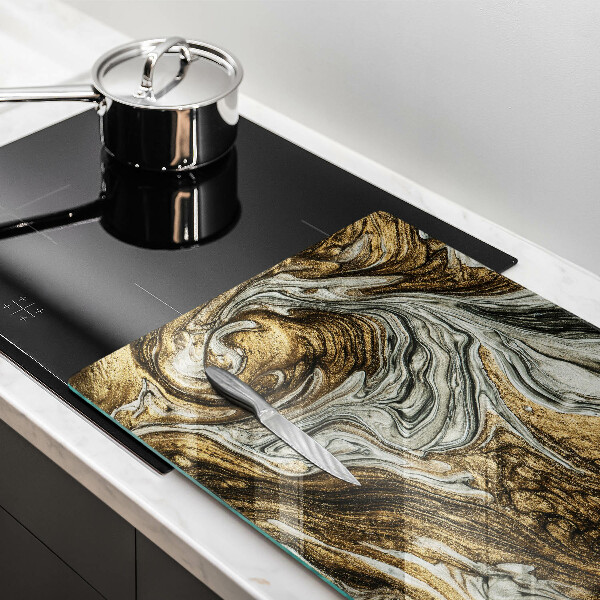 Protège plaque de cuisson Riche abstraction