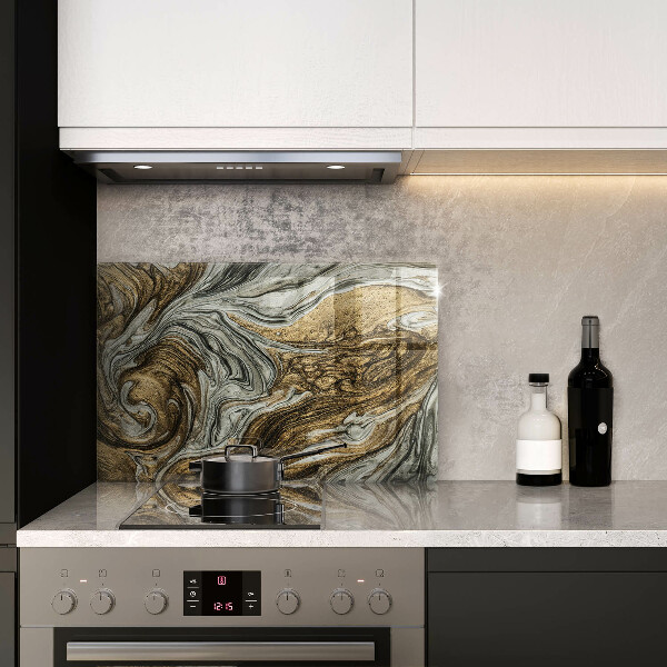 Protège plaque de cuisson Riche abstraction