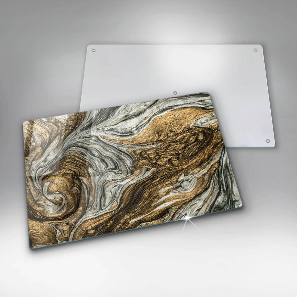 Protège plaque de cuisson Riche abstraction