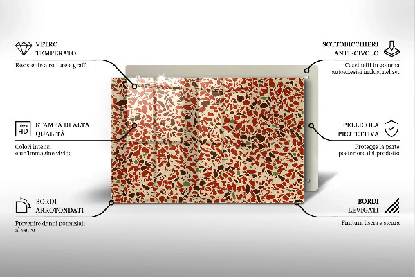 Protège plaque de cuisson Grès fin
