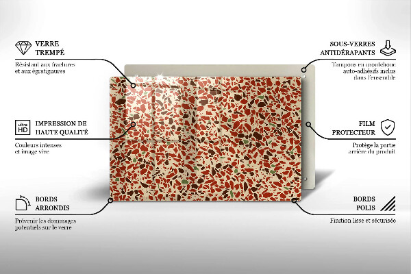 Protège plaque de cuisson Grès fin