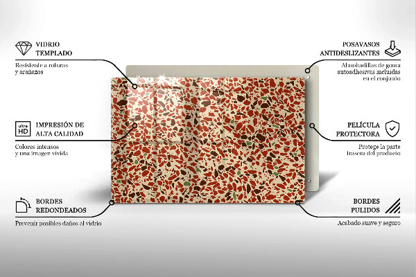 Protège plaque de cuisson Grès fin