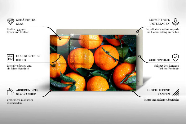 Protège plaque de cuisson Orange