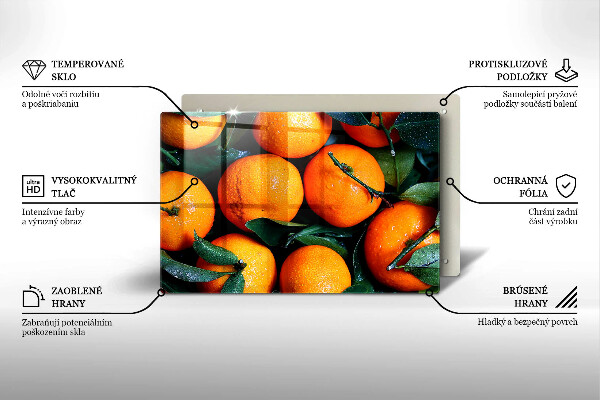 Protège plaque de cuisson Orange