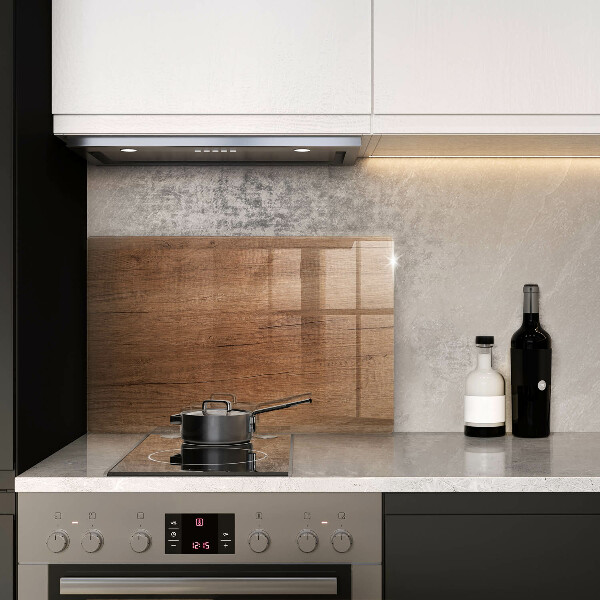 Protection plaque induction Texture du bois