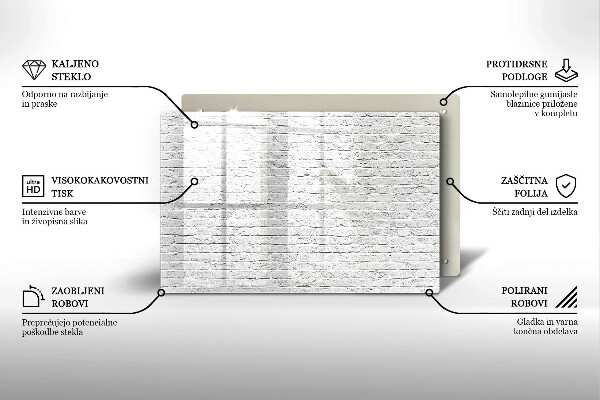 Protection plaque induction Mur de briques