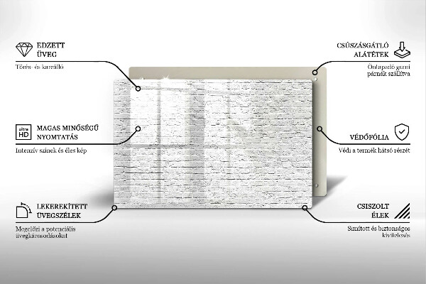 Protection plaque induction Mur de briques