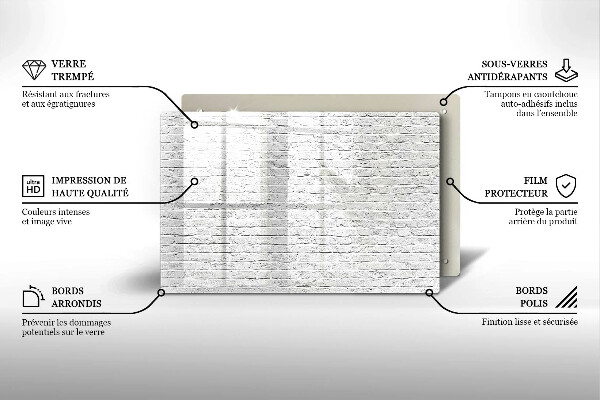 Protection plaque induction Mur de briques