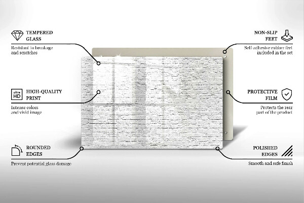 Protection plaque induction Mur de briques