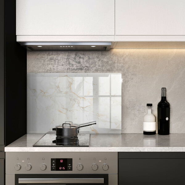 Cache plaque de cuisson Pierre de marbre élégante