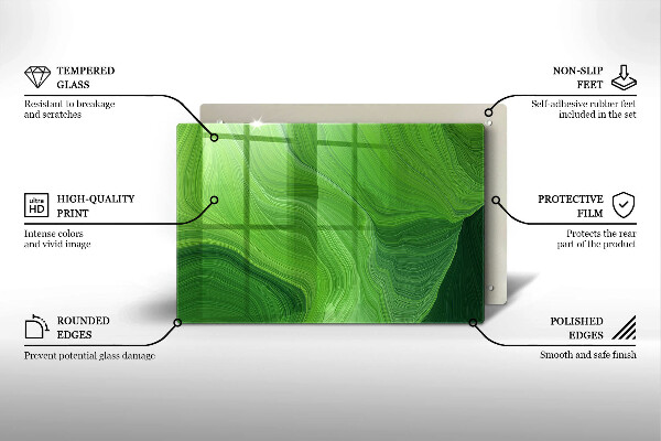 Cache plaque de cuisson Texture abstraite