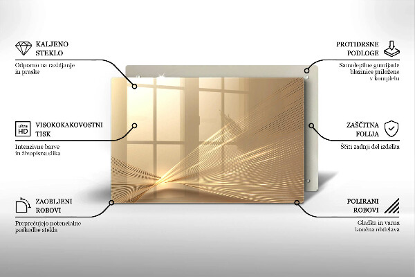 Cache plaque de cuisson Abstraction moderne