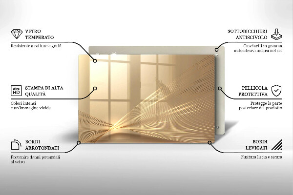 Cache plaque de cuisson Abstraction moderne