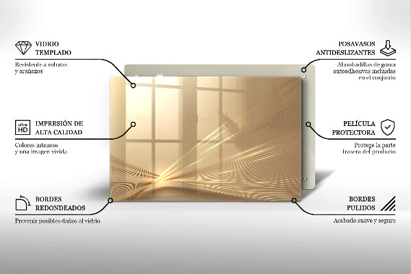 Cache plaque de cuisson Abstraction moderne