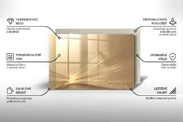 Cache plaque de cuisson Abstraction moderne