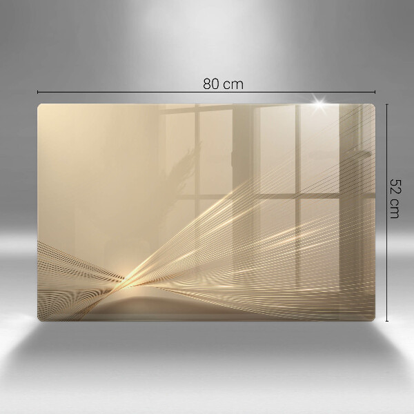 Cache plaque de cuisson Abstraction moderne