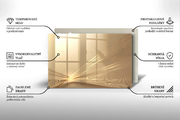 Cache plaque de cuisson Abstraction moderne