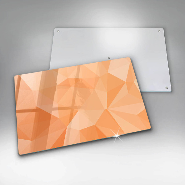 Cache plaque de cuisson Fond géométrique