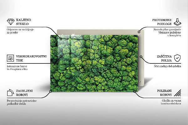 Protection plaque induction Plante de mousse naturelle