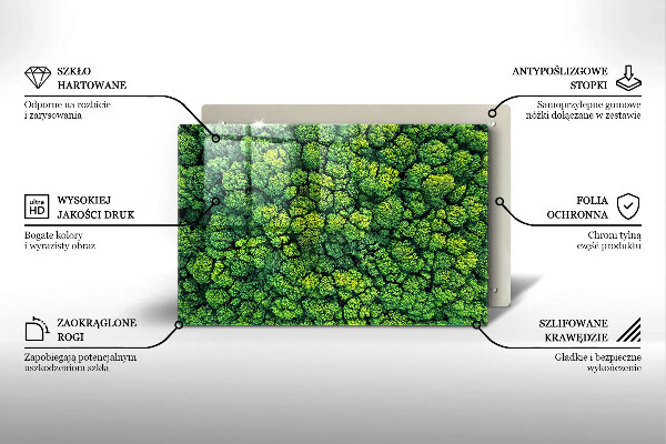 Protection plaque induction Plante de mousse naturelle