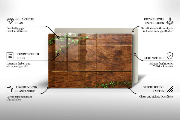 Protection plaque induction Planches et feuilles de bois