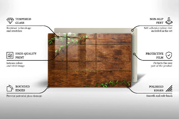 Protection plaque induction Planches et feuilles de bois