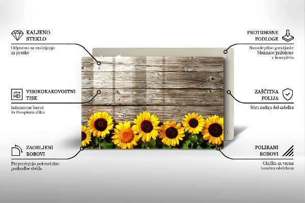 Protection plaque induction Tournesols sur les couvertures