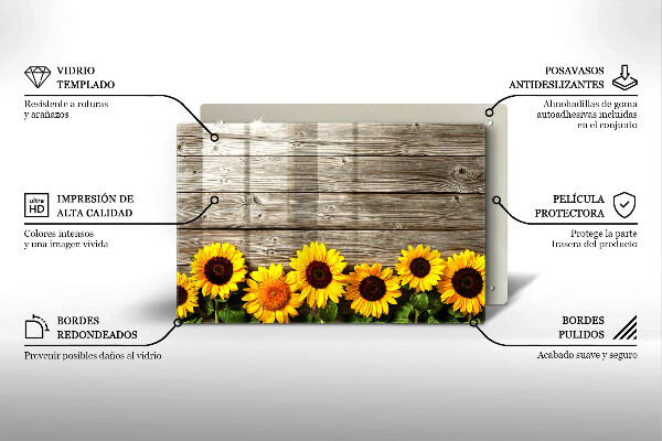 Protection plaque induction Tournesols sur les couvertures