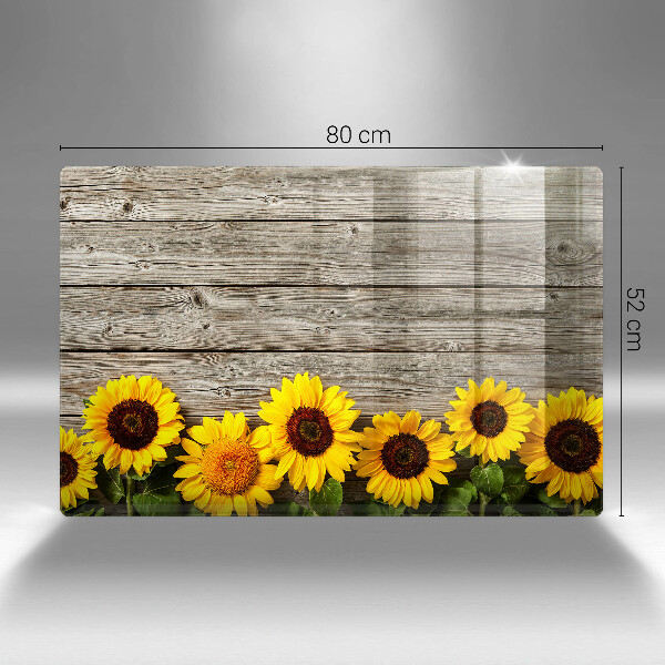 Protection plaque induction Tournesols sur les couvertures