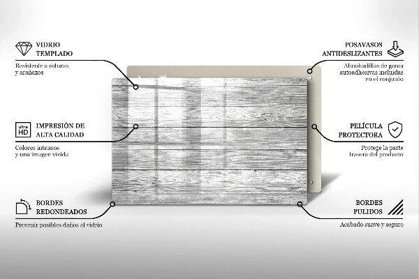 Protection plaque induction Vieilles planches de bois