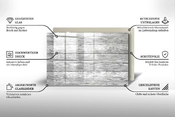 Protection plaque induction Vieilles planches de bois