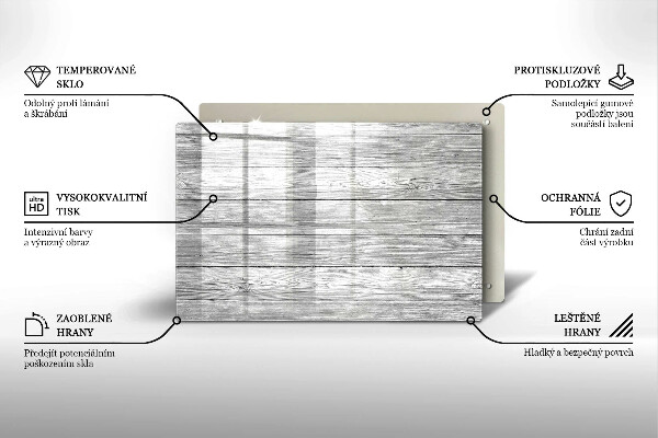 Protection plaque induction Vieilles planches de bois