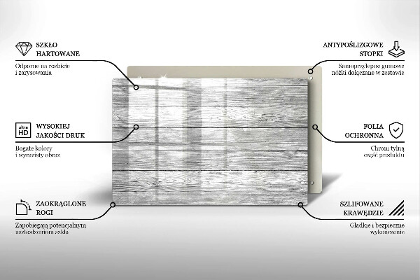 Protection plaque induction Vieilles planches de bois
