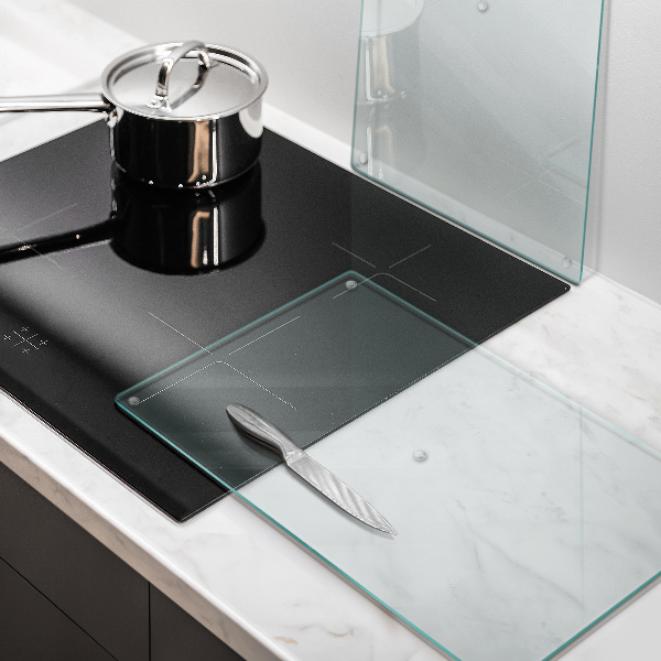 Protection plaque induction transparente 2x30x52 cm