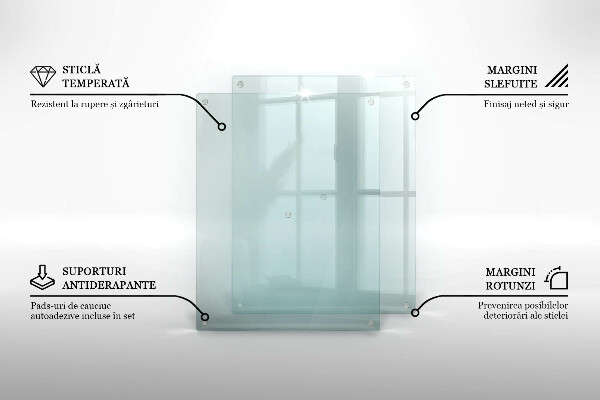 Protection pour plaque de cuisson transparente 2x40x52 cm