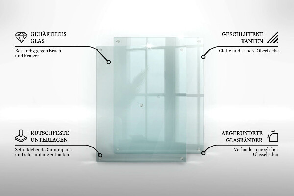 Protection pour plaque de cuisson transparente 2x40x52 cm