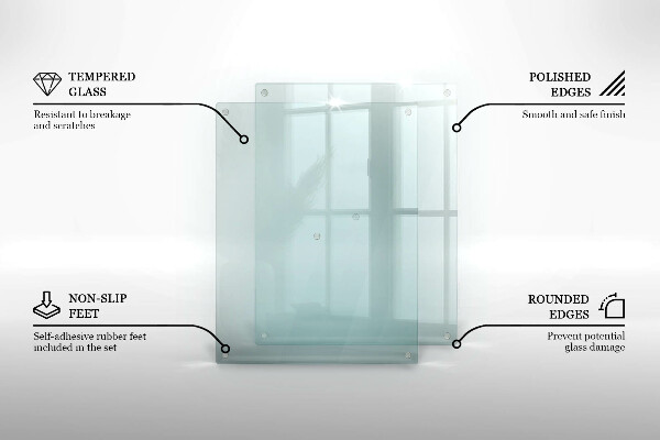 Protection pour plaque de cuisson transparente 2x40x52 cm