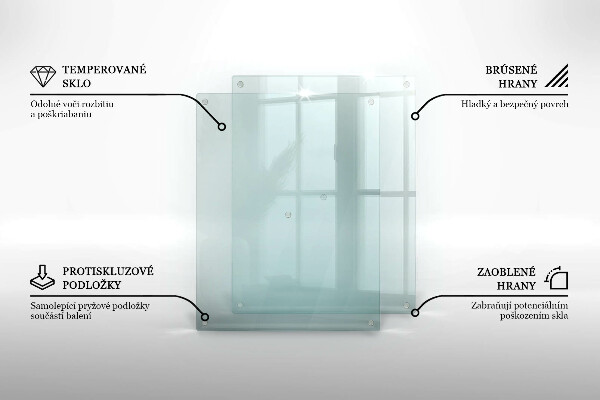 Protection pour plaque de cuisson transparente 2x40x52 cm