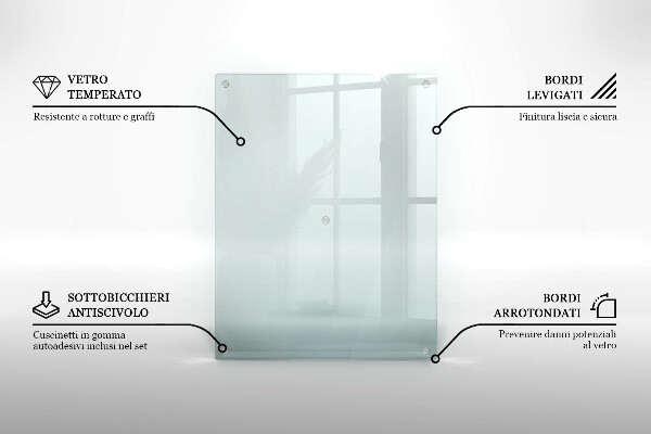 Protection pour plaque de cuisson transparente 52x40 cm