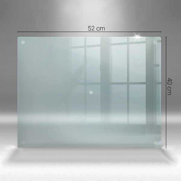 Protection pour plaque de cuisson transparente 52x40 cm