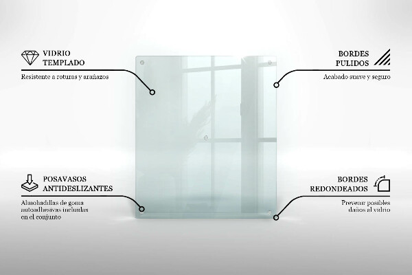 Protection plaque induction transparente 60x52 cm